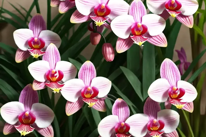 Chinese ground orchid (bletilla striata ‘albostriata’)