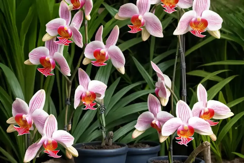 Chinese ground orchid (bletilla striata f. gebina) — photo 2