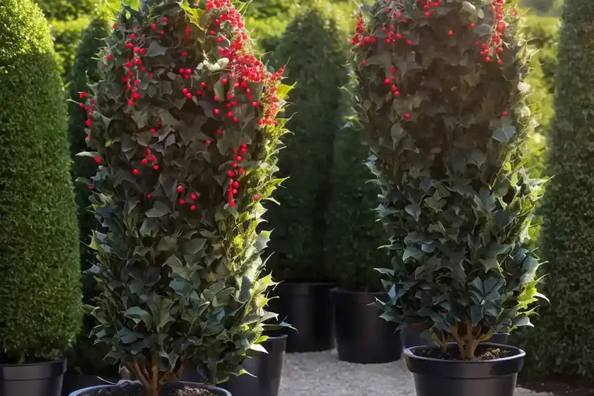 Chinese holly (ilex cornuta ‘dwarf burford’) — photo 2