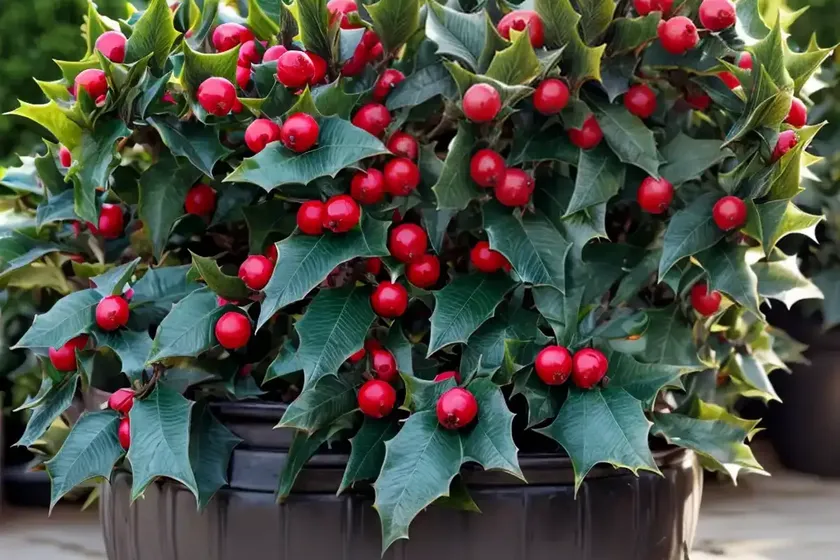 Chinese holly (ilex cornuta ‘dwarf burford’) — photo 3