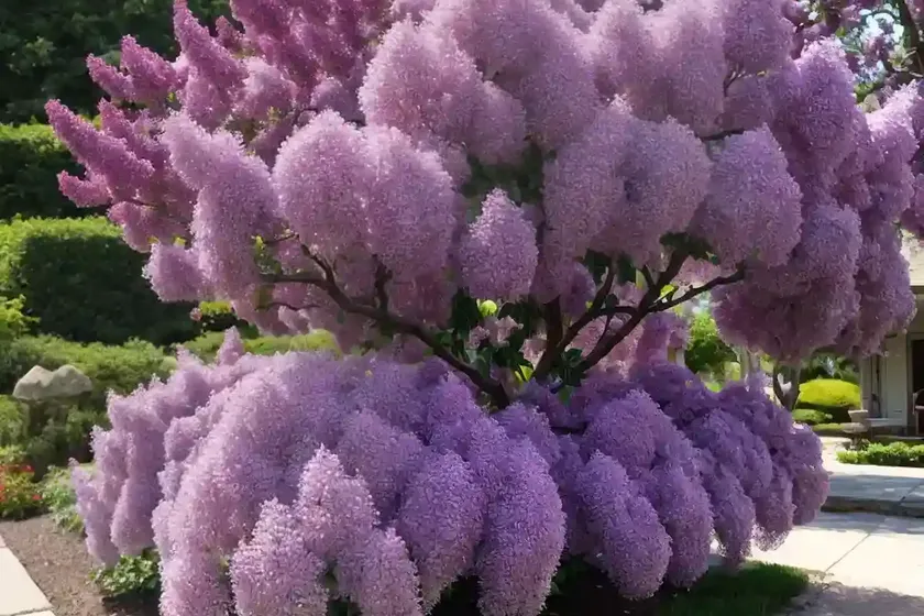Chinese lilac (syringa x chinensis ‘red rothomagensis’) — photo 3