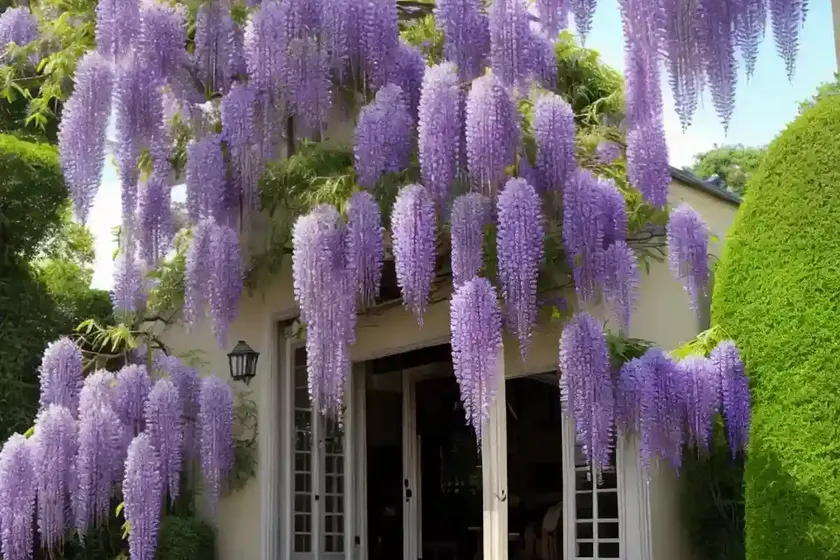 Chinese wisteria (wisteria sinensis)