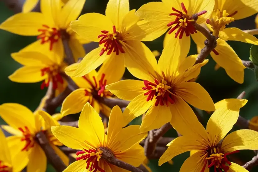 Chinese Witch Hazel (Hamamelis Mollis ‘Gold Edge’) — photo 2