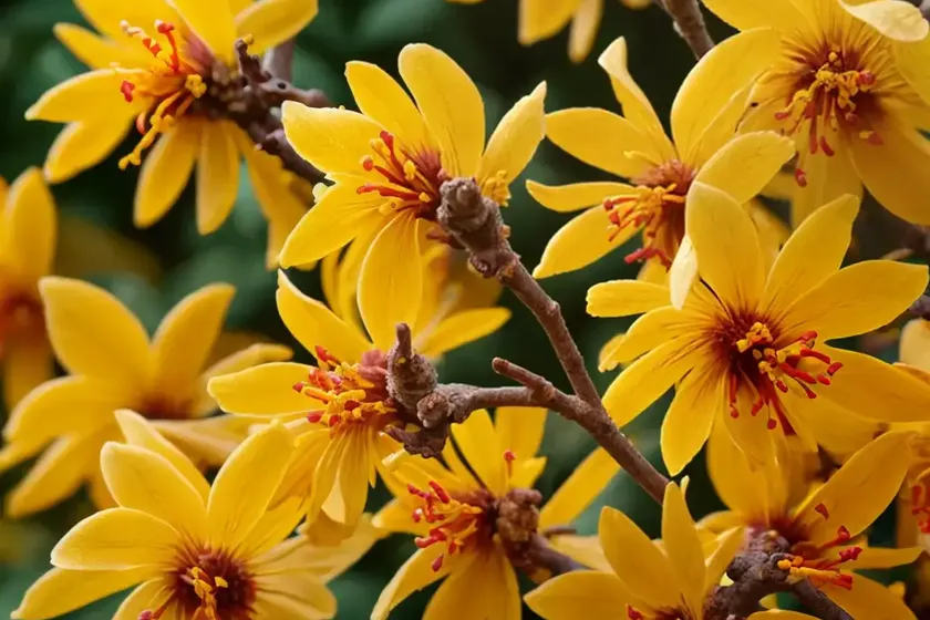 Chinese Witch Hazel (Hamamelis Mollis ‘Gold Edge’) — photo 3