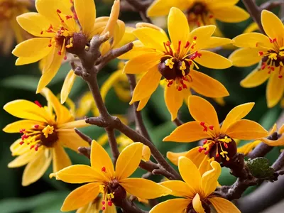 Chinese Witch Hazel (Hamamelis Mollis ‘Sweet Sunshine’)