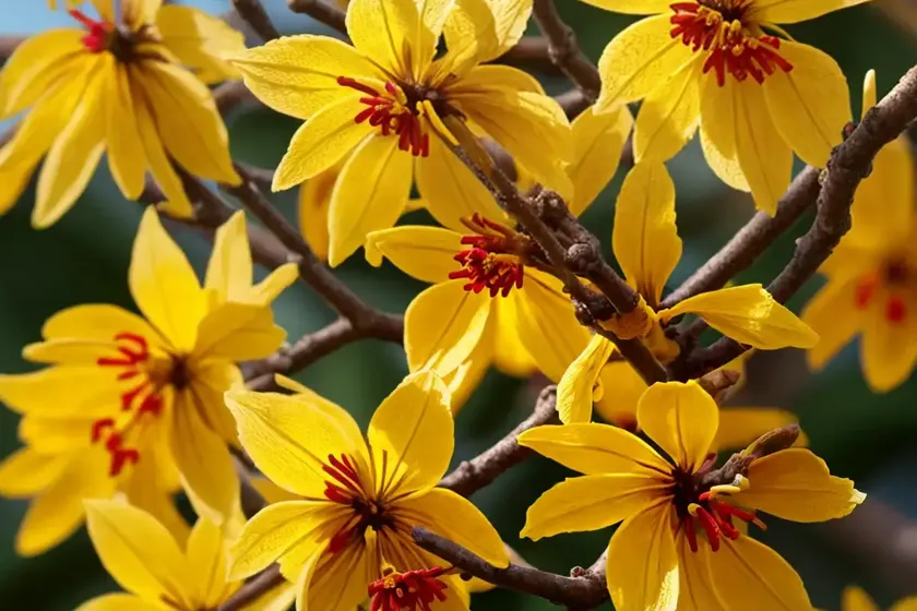 Chinese Witch Hazel (Hamamelis Mollis ‘Wisley Supreme’)