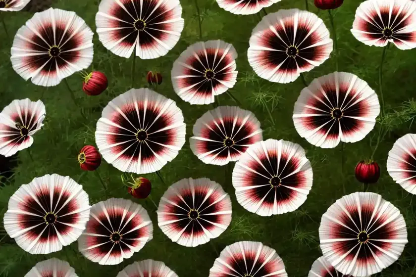 Chocolate cosmos (cosmos atrosanguineus) — photo 3