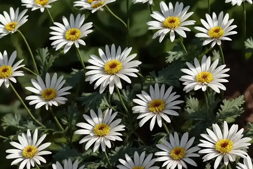 Chrysanthemum carinatum (painted daisy) — photo 2