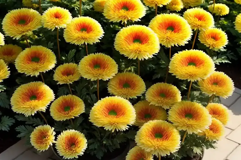Chrysanthemum ‘harmony’) — photo 3
