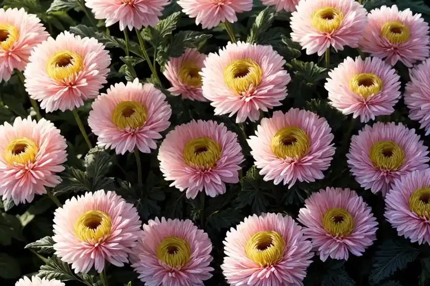 Chrysanthemum ‘harmony’)