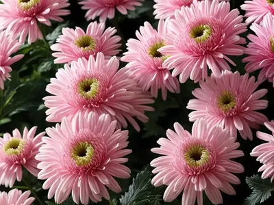 Chrysanthemum ‘Hillside Sheffield Pink’)