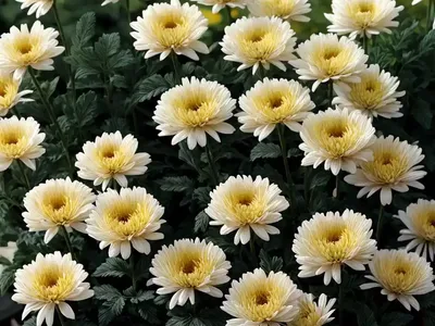 Chrysanthemum ‘Matchsticks’)