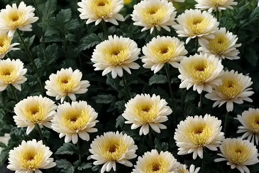 Chrysanthemum ‘matchsticks’)