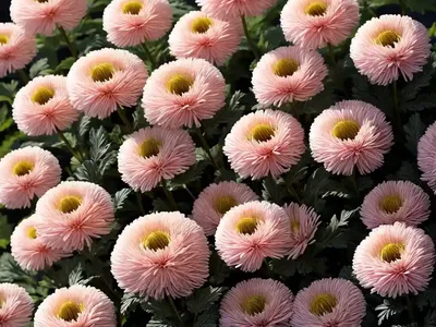 Chrysanthemum ‘Rhumba’)