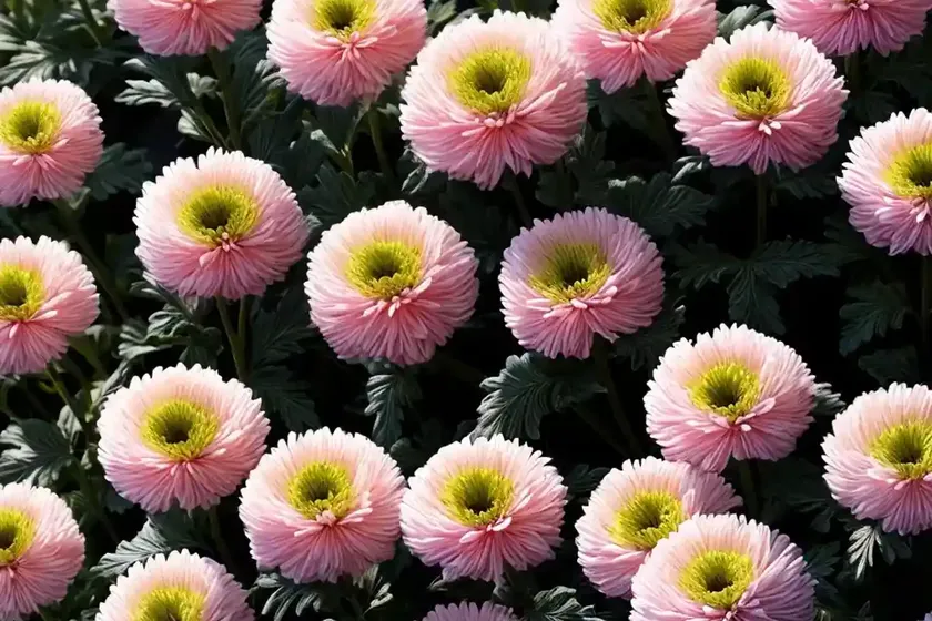 Chrysanthemum ‘will’s wonderful’)
