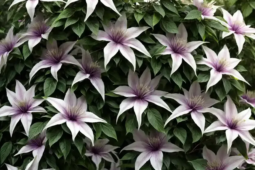 Clematis cirrhosa var. balearica (evergreen group) — photo 3