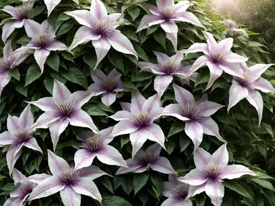 Clematis Cirrhosa Var. Balearica (Evergreen Group)