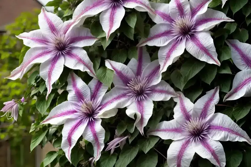Clematis (Clematis ‘Belle Of Woking’) — photo 2