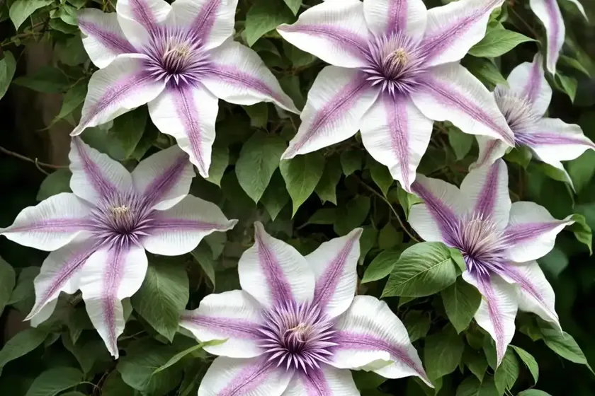 Clematis (Clematis ‘Belle Of Woking’) — photo 3