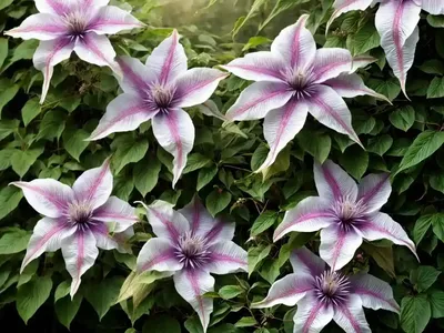 Clematis (Clematis ‘General Sikorski’)