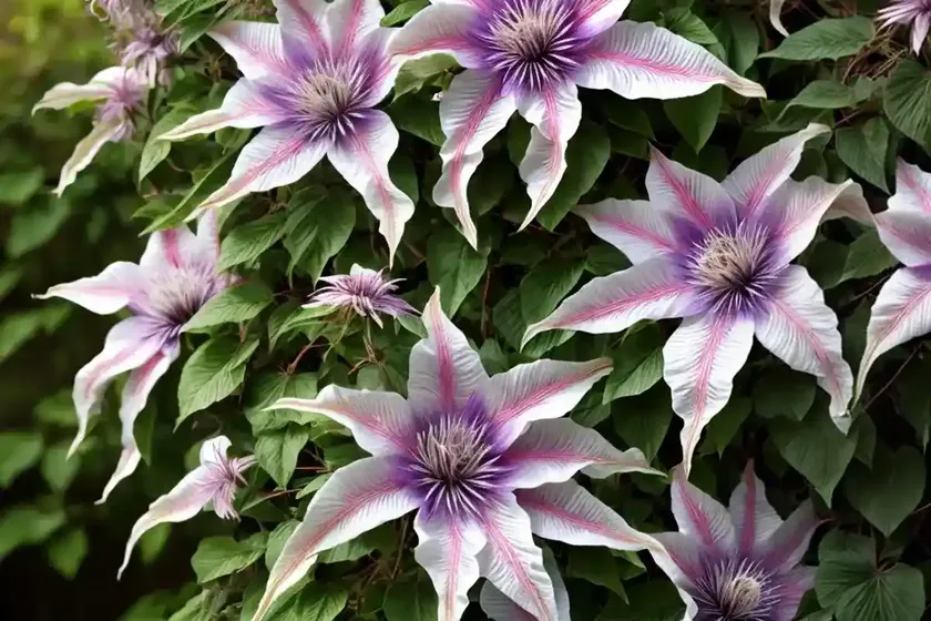 Clematis (Clematis ‘John Huxtable’) — photo 2
