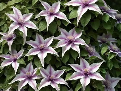 Clematis (Clematis ‘John Huxtable’)