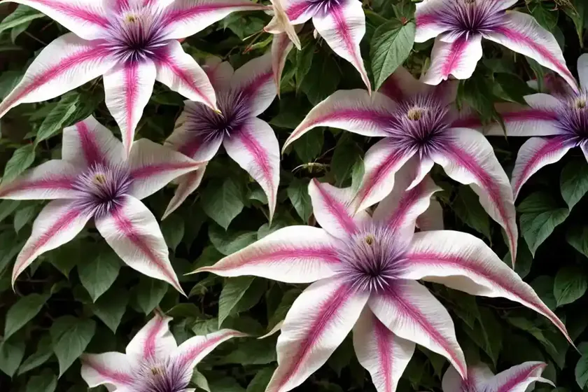 Clematis (clematis ‘rouge cardinal’) — photo 3