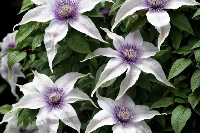 Clematis (Clematis ‘Silver Moon’) — photo 2