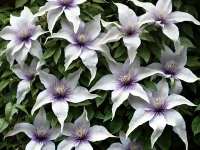 Clematis (Clematis ‘Silver Moon’)