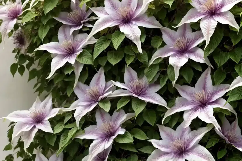 Clematis (clematis ‘ville de lyon’) — photo 3