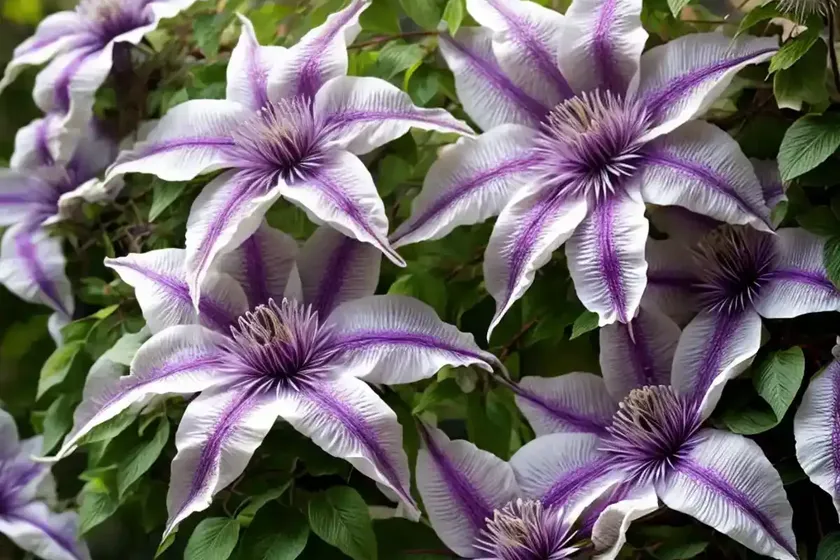 Clematis (clematis ‘ville de lyon’)