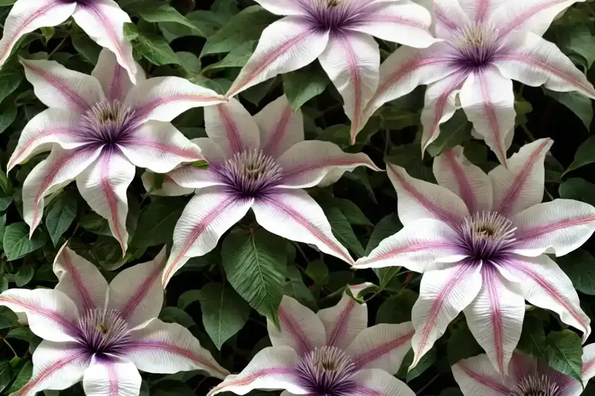 Clematis ‘Frankie’ (Atragene Group)
