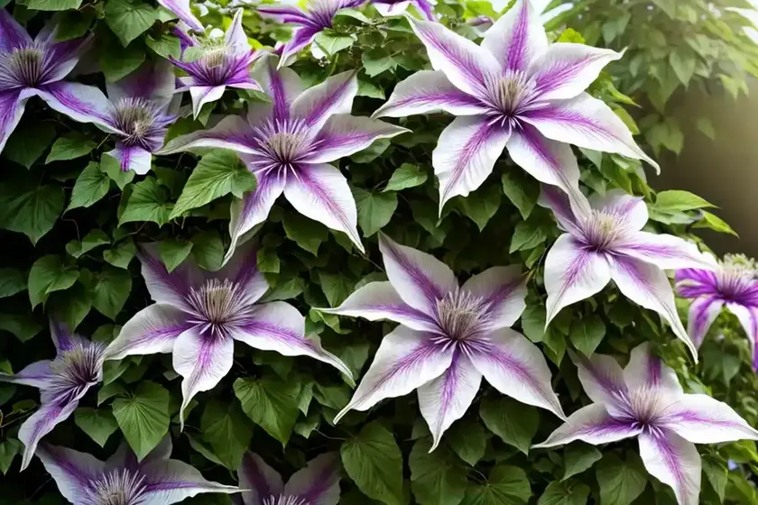 Clematis Franziska Maria (Early Large-Flowered Clematis) — photo 3