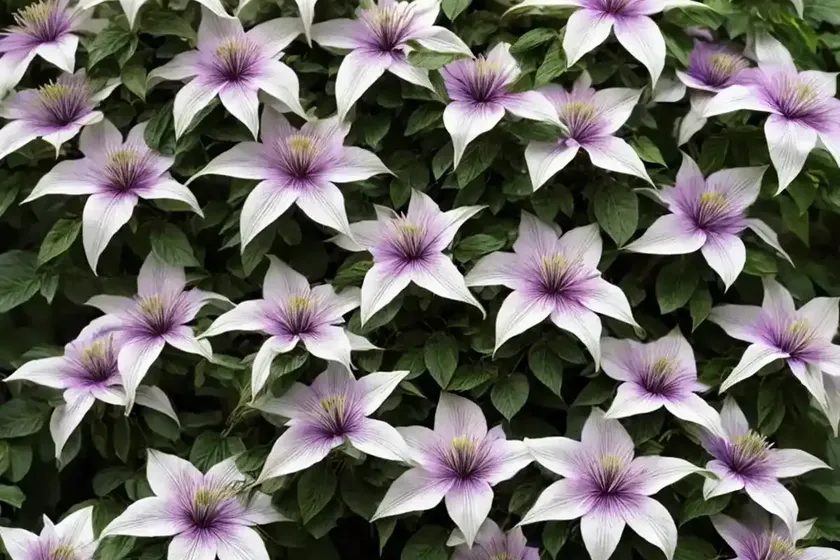 Clematis heracleifolia (herbaceous group)