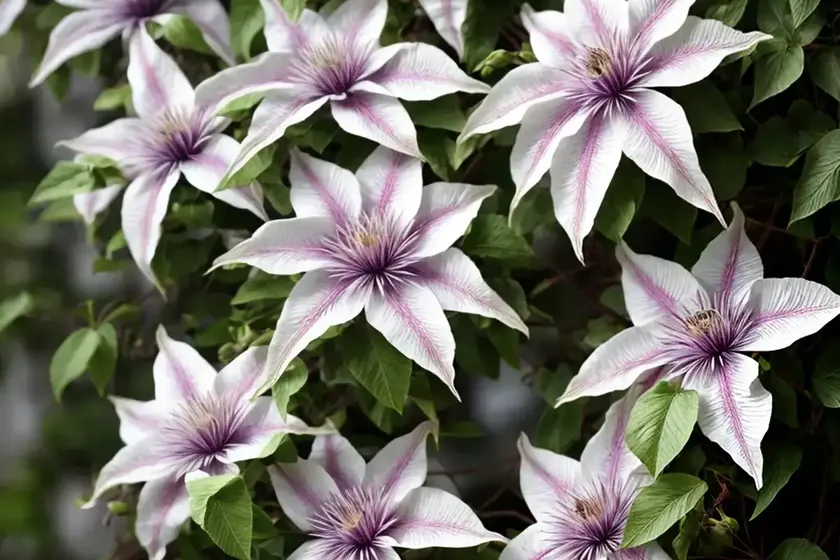 Clematis ‘michelle’ (clematis ‘michelle’) — photo 2
