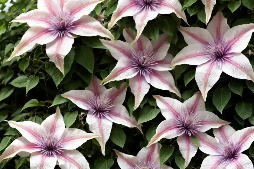 Clematis ‘Pink Champagne’ (Early Large-Flowered Clematis) — photo 2