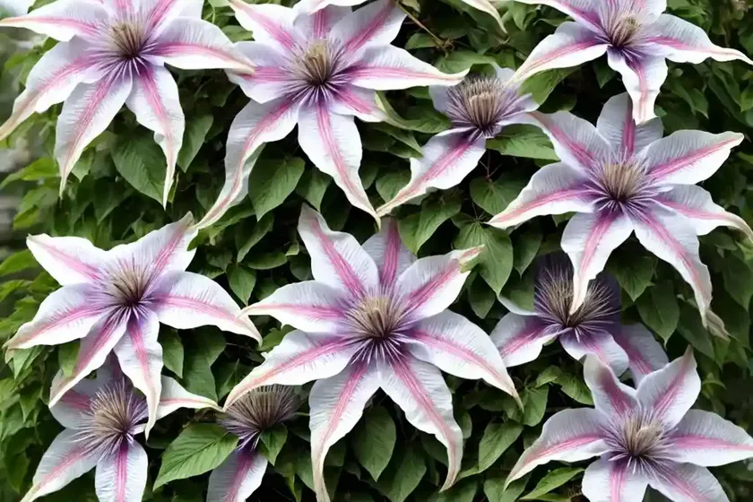 Clematis ‘polish spirit’ (late large-flowered clematis) — photo 2