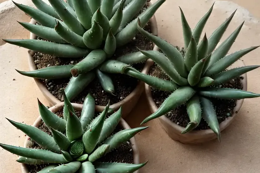 Cobweb aloe (haworthia arachnoidea) — photo 3