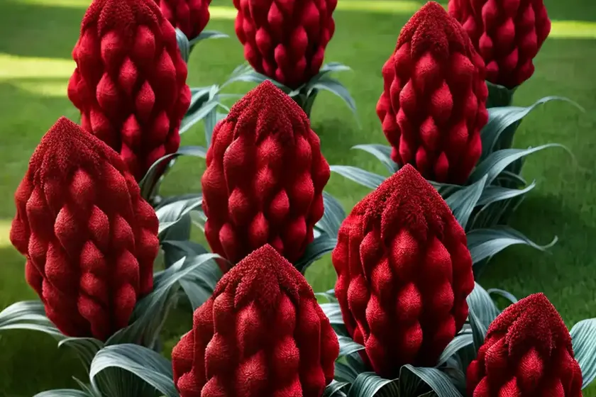 Cockscomb (celosia twisted red) — photo 3