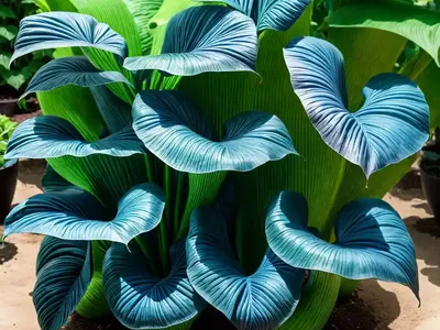 Colocasia Esculenta ‘Blue Hawaii’ (Taro)