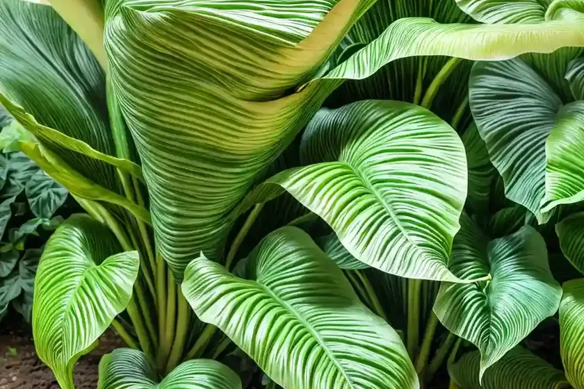 Colocasia esculenta ‘illustris’ (taro) — photo 2