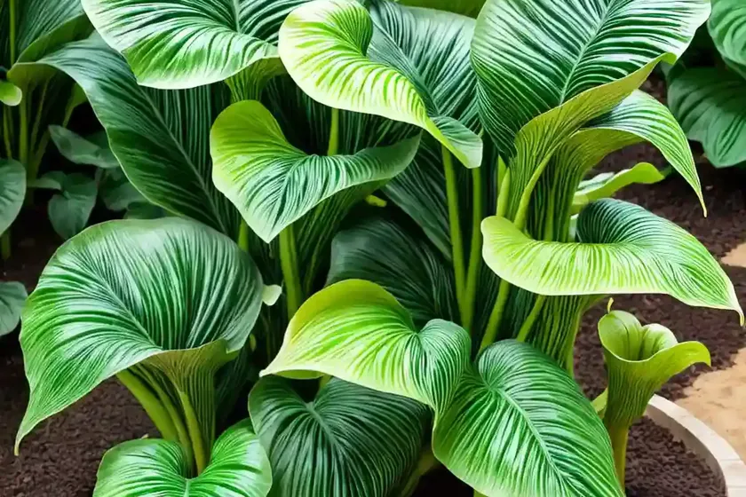 Colocasia esculenta ‘illustris’ (taro) — photo 3
