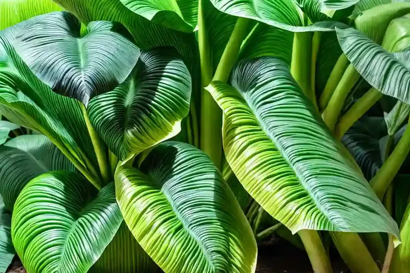 Colocasia esculenta ‘mojito’ (taro) — photo 3