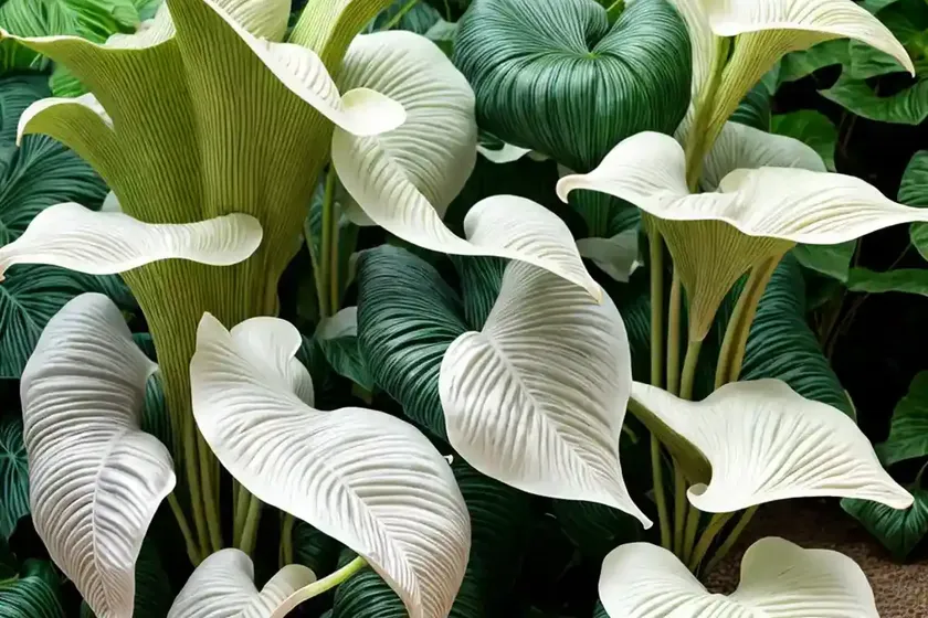 Colocasia esculenta ‘white lava’ (taro) — photo 3