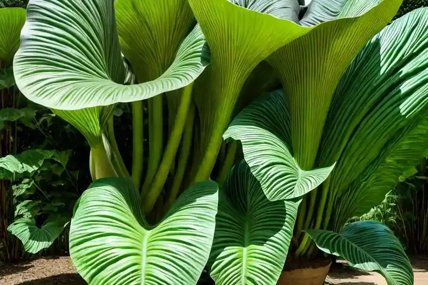 Colocasia gigantea ‘thailand giant’ (giant elephant ear)