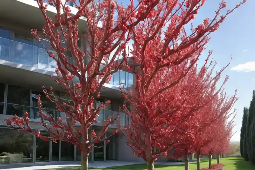 Columnar apple (malus pumila ‘trajan’ stark scarlet spire) — photo 3