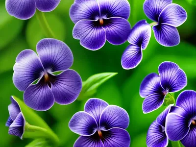Common Blue Violet (Viola Sororia)