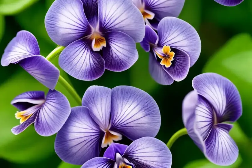Common blue violet (viola sororia)