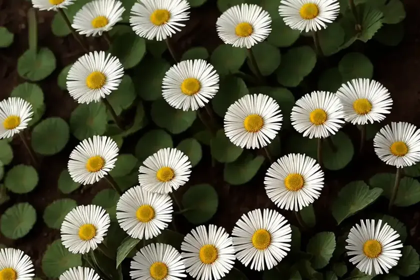 Common daisy (bellis perennis) — photo 2