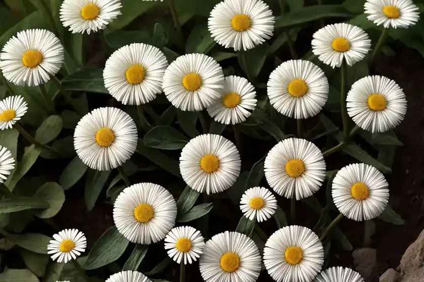 Common daisy (bellis perennis) — photo 3